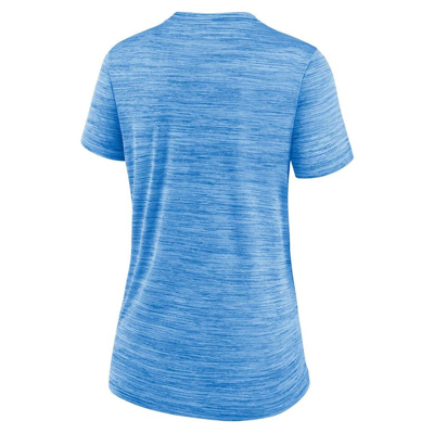 Shop Nike Powder Blue Milwaukee Brewers City Connect Velocity Practice Performance V-neck T-shirt