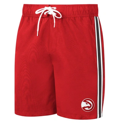 Shop G-iii Sports By Carl Banks Red Atlanta Hawks Sand Beach Volley Swim Shorts