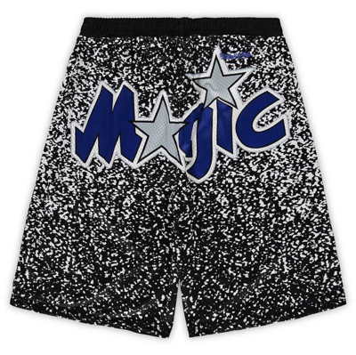 Shop Mitchell & Ness Black Orlando Magic Big & Tall Hardwood Classics Jumbotron Shorts