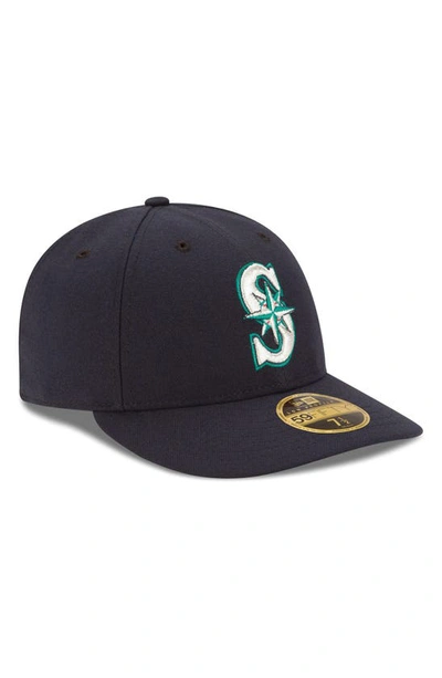 Shop New Era Navy Seattle Mariners Authentic Collection On Field Low Profile Game 59fifty Fitted Hat