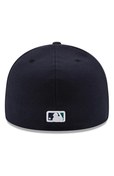New Era Men's Navy Seattle Mariners Authentic Collection On Field Low Profile Game 59fifty Fitted Hat In Navy