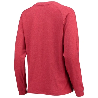 Shop Concepts Sport Crimson/gray Alabama Crimson Tide Raglan Long Sleeve T-shirt & Shorts Sleep Set