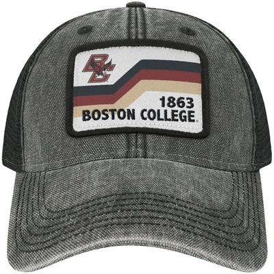 Shop Legacy Athletic Black Boston College Eagles Sun & Bars Dashboard Trucker Snapback Hat
