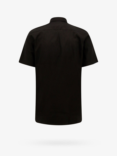 Shop Burberry Man Sherfield Man Black Shirts