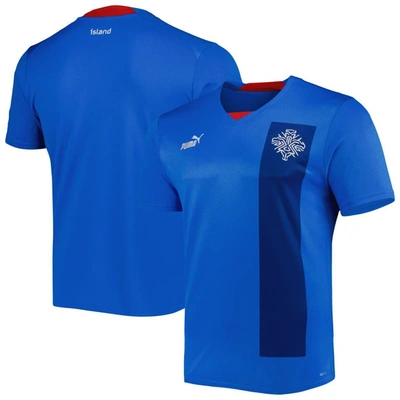 Shop Puma Blue Iceland National Team 2022/23 Home Replica Jersey