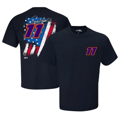 Shop Joe Gibbs Racing Team Collection Navy Denny Hamlin Exclusive Tonal Flag T-shirt