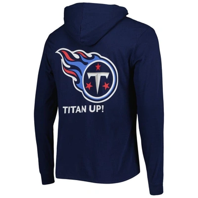 Shop Vineyard Vines Navy Tennessee Titans Local Long Sleeve Hoodie T-shirt