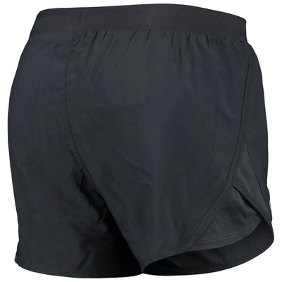 Shop Under Armour Black Wisconsin Badgers Fly By Run 2.0 Performance Shorts