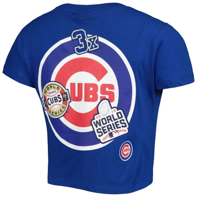 Shop New Era Blue Chicago Cubs Historic Champs T-shirt