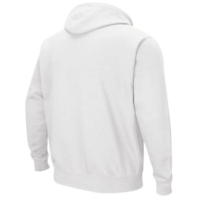 Shop Colosseum White Byu Cougars Arch & Logo 3.0 Pullover Hoodie