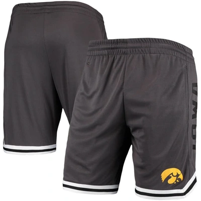 Shop Colosseum Charcoal Iowa Hawkeyes Continuity Shorts