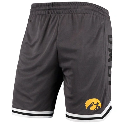 Shop Colosseum Charcoal Iowa Hawkeyes Continuity Shorts