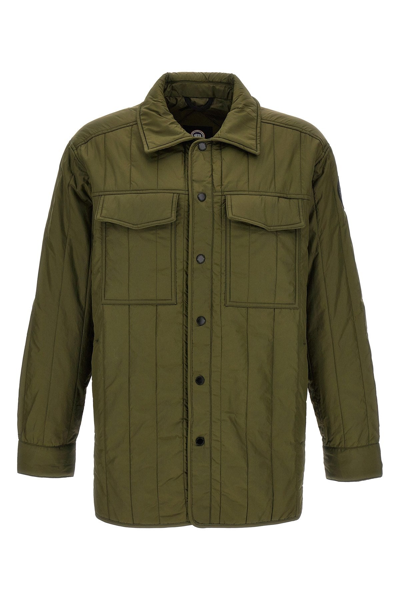 Shop Canada Goose Men 'carlyle' Jacket In Green