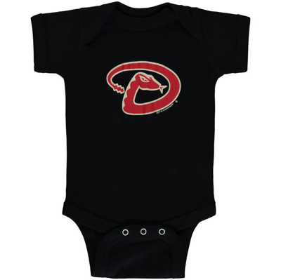 Shop Soft As A Grape Newborn & Infant  Black/gray Arizona Diamondbacks 2-piece Body Suit