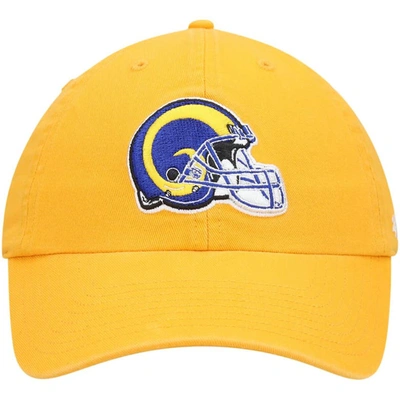 Shop 47 ' Gold Los Angeles Rams Clean Up Legacy Adjustable Hat