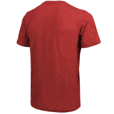 Shop Majestic Threads Red Kansas City Chiefs Super Bowl Lvii Tri-blend Desert T-shirt