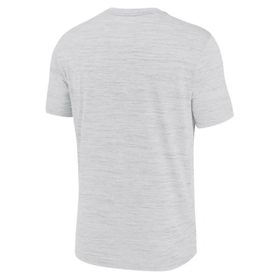 Shop Nike Gray Los Angeles Dodgers City Connect Velocity Practice Performance T-shirt