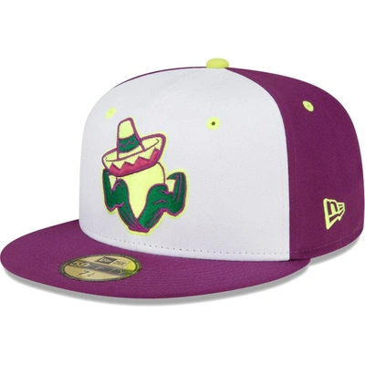 Shop New Era White Cedar Rapids Kernels Copa De La Diversion 59fifty Fitted Hat