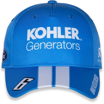 Shop Rfk Racing Light Blue/white Brad Keselowski Uniform Adjustable Hat