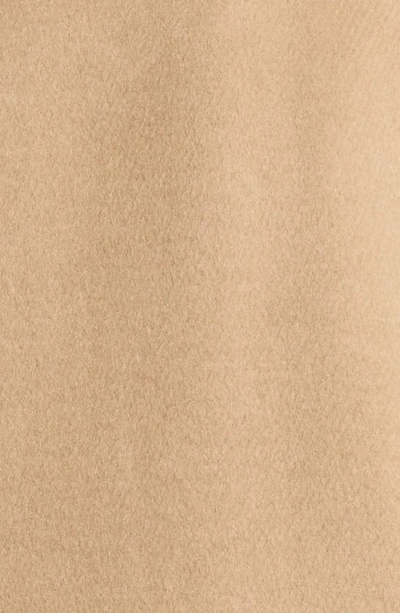 Sam Edelman Longline Wool Blend Coat In Camel