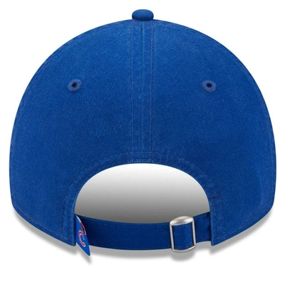 Shop New Era Royal Chicago Cubs Leaves 9twenty Adjustable Hat