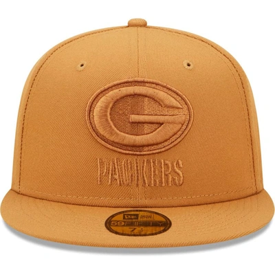 Shop New Era Brown Green Bay Packers Team Color Pack 59fifty Fitted Hat