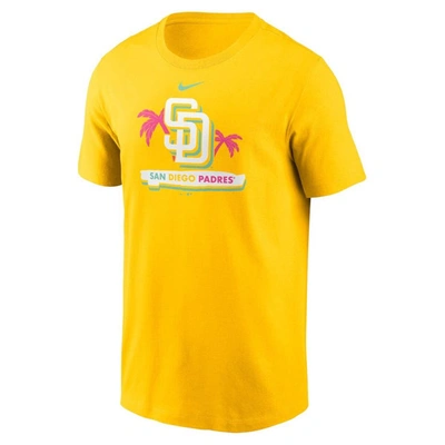 Shop Nike Gold San Diego Padres City Connect Graphic T-shirt