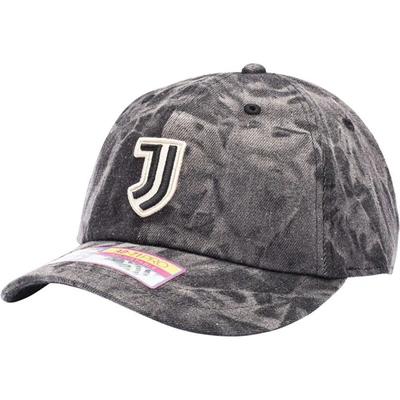 Shop Fan Ink Black Juventus Club Ranch Adjustable Hat