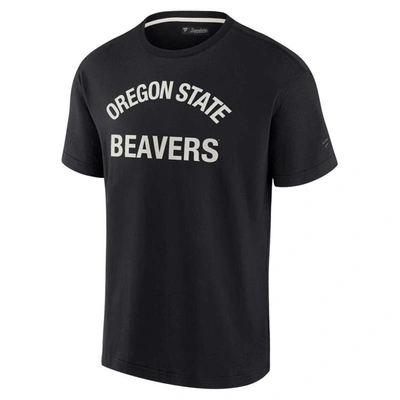 Shop Fanatics Signature Unisex  Black Oregon State Beavers Elements Super Soft Short Sleeve T-shirt