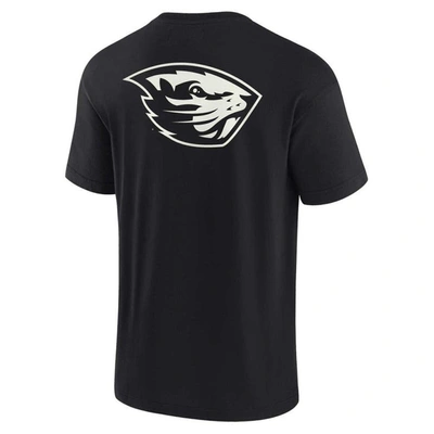 Shop Fanatics Signature Unisex  Black Oregon State Beavers Elements Super Soft Short Sleeve T-shirt