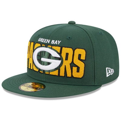 Shop New Era Green Green Bay Packers 2023 Nfl Draft 59fifty Fitted Hat