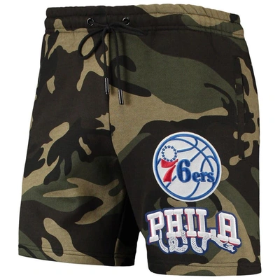 Shop Pro Standard Camo Philadelphia 76ers Team Shorts