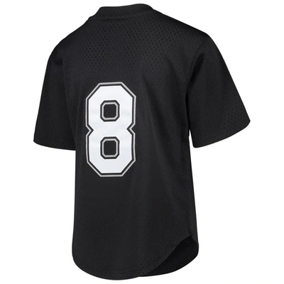 Shop Mitchell & Ness Youth  Bo Jackson Black Chicago White Sox Cooperstown Collection Mesh Batting Practic