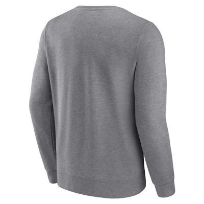 Shop Fanatics Branded Heather Gray Washington Nationals Simplicity Pullover Sweatshirt
