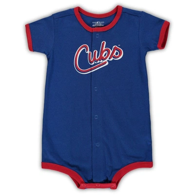 Outerstuff Infant Royal Chicago Cubs Power Hitter Romper In Royal