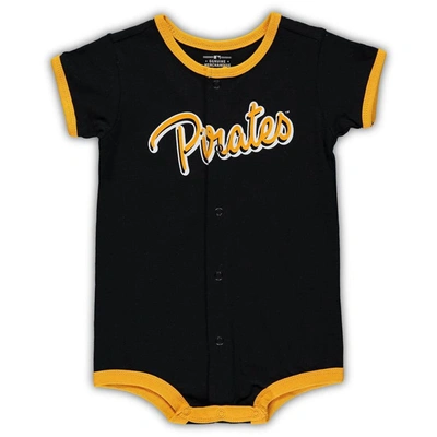Shop Outerstuff Infant Black Pittsburgh Pirates Power Hitter Romper