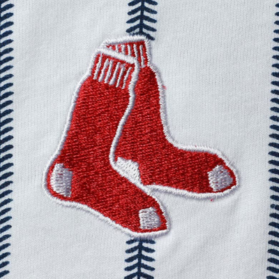 Shop Outerstuff Infant White Boston Red Sox Pinstripe Power Hitter Coverall