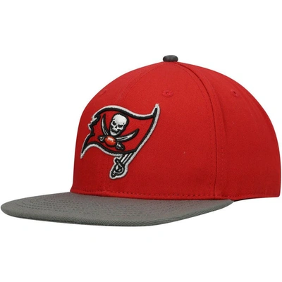 Shop Pro Standard Red/pewter Tampa Bay Buccaneers 2tone Snapback Hat