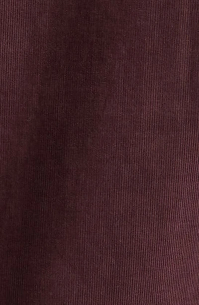 Shop Brunello Cucinelli Easy Fit Cotton Corduroy Western Shirt In Purple