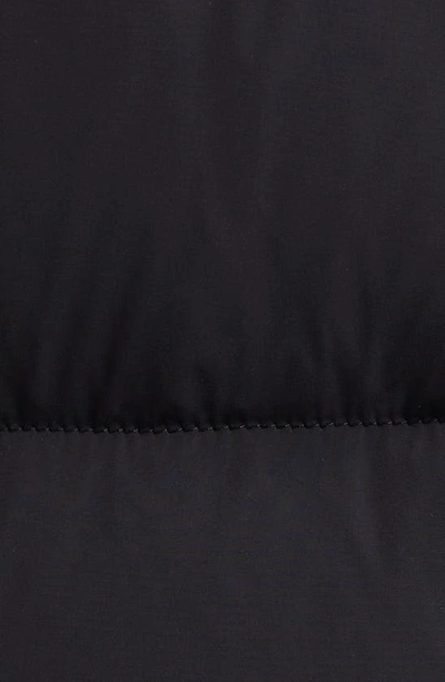 Shop Brunello Cucinelli Stretch Nylon & Corduroy Down Vest In Ccy28-black
