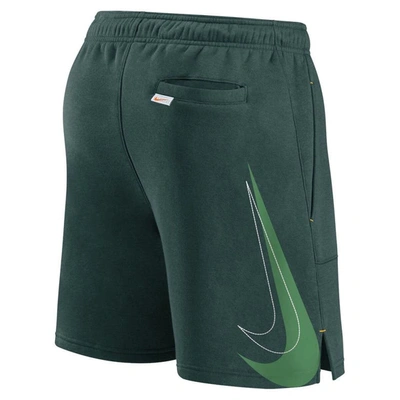 Shop Nike Green Oakland Athletics Statement Ball Game Shorts
