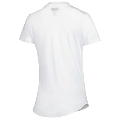 Shop Concepts Sport White/charcoal Los Angeles Rams Sonata T-shirt & Leggings Sleep Set