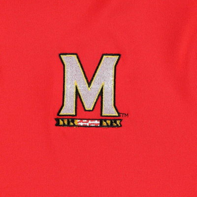 Shop Under Armour Red/white Maryland Terrapins Green Blocked Polo Performance Polo