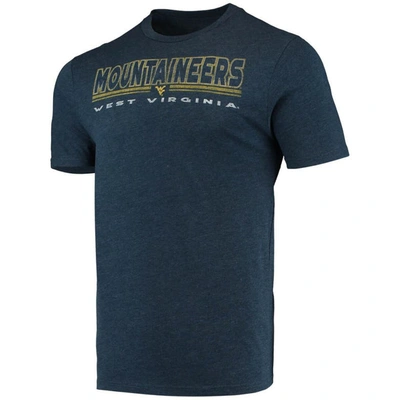 Shop Concepts Sport Heathered Charcoal/navy West Virginia Mountaineers Meter T-shirt & Pants Sleep Set In Heather Charcoal