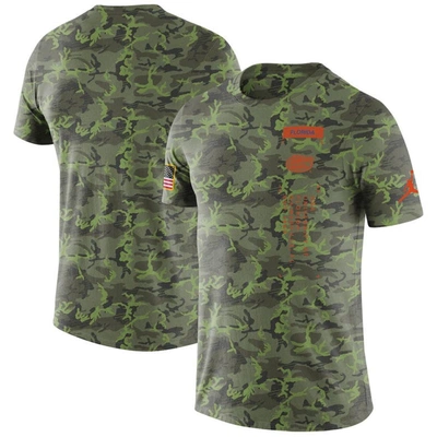 Shop Jordan Brand Nike Camo Florida Gators Military T-shirt