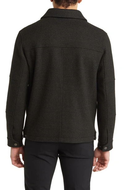 Hart Schaffner Marx Paloma Wool Blend Twill Jacket In Olive Twill