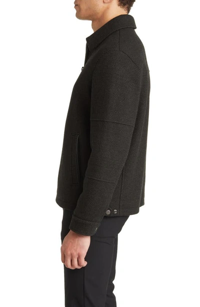 Hart Schaffner Marx Paloma Wool Blend Twill Jacket In Olive Twill