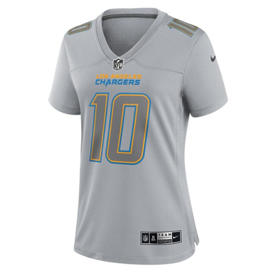 Shop Nike Justin Herbert Gray Los Angeles Chargers Atmosphere Fashion Game Jersey