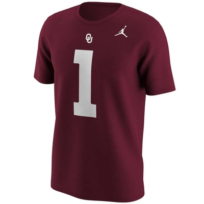Shop Jordan Brand Kyler Murray Oklahoma Sooners  Alumni Name & Number T-shirt In Crimson