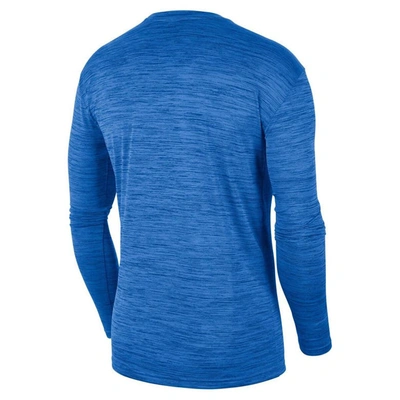 Shop Jordan Brand Blue Ucla Bruins Sideline Game Day Velocity Performance Long Sleeve T-shirt